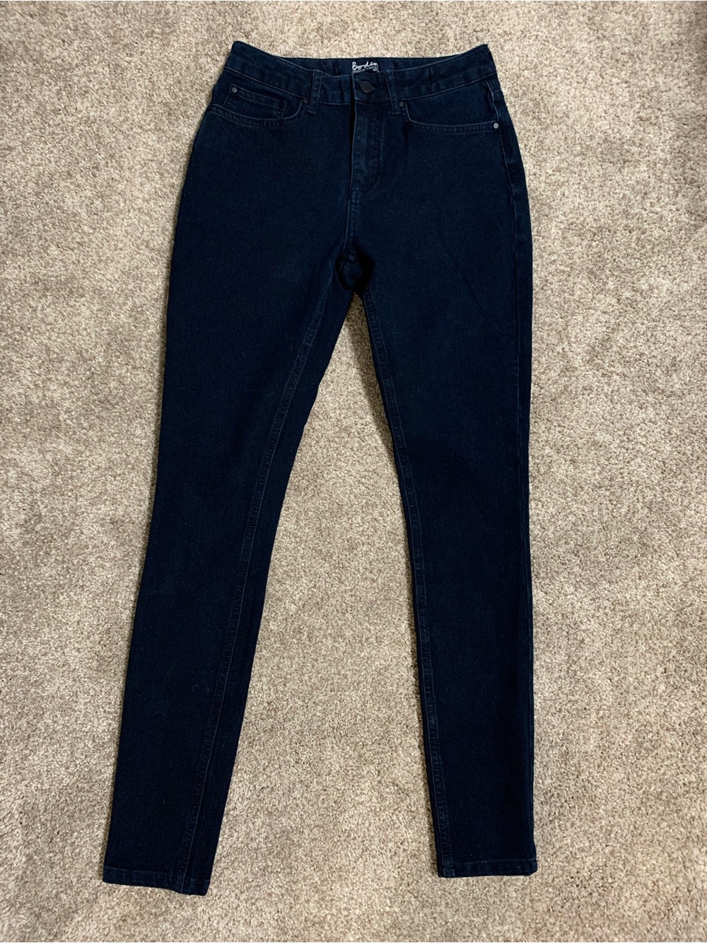 Boden The Portobello Bi Stretch Skinny Jeans Denim Blue Dark Wash Size US 6R